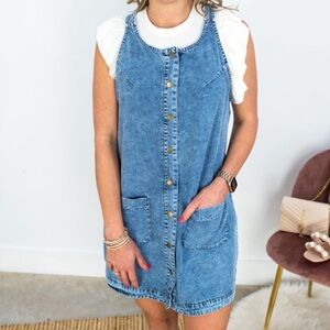 Denim Crisscross Dress
